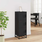 Highboard Black 35.5x35x106.5 cm Engineered Wood and Metal 849064