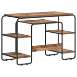 Desk with Storage Oak Wood 113.5 x 52 x 75.5 cm 8008036
