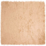 Faux Sheepskin Rug TAFALLA Beige 240 x 240 cm Polyester 42021490