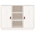 ZNTS Sideboard White 100x40x75 cm Solid Wood Pine 820133