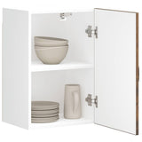 Kitchen Wall Cabinet Kalmar Smoked Oak Engineered Wood 853552