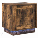 Bedside Cabinet 2 pcs Smoked Oak 44 x 34.5 x 45 cm 869571
