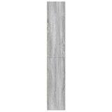 Bookcase Grey Sonoma 60x24x143 cm Engineered Wood 857817