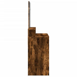 Dressing Table with Mirror Smoked Oak 80x41x144.5 cm 848175