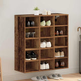 Shoe Cabinet Old Wood 77.5 x 30 x 83.5 cm Engineered Wood 875215