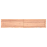 Bathroom Countertop Light Brown 160x30xcm Treated Solid Wood 3156153