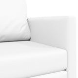 Folding Sofa Bed White 124 x 71 x 78 cm Faux Leather 42030519