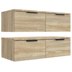 Wall Cabinets 2 pcs Sonoma Oak 68x30x20 cm Engineered Wood 3115894