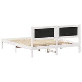 Bed Frame with Upholstered Headboard Light Grey 150 x 200 cm 878253