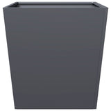 Garden Planters Anthracite 2 pcs 50x50x50 cm Steel 851071