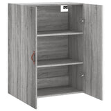 Wall Mounted Cabinet Grey Sonoma 69.5x34x90 cm 828402