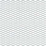ZNTS Hexagon Fence Green 1.5x50 m Steel 42005434