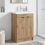 Bathroom under Sink Cabinet Artisan Oak 78.5 x 37.5 x 81 cm 890113