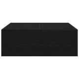 Coffee Table Black Oak 100 x 100 x 35 cm Engineered Wood 862678