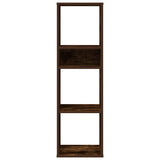 ZNTS Book Cabinet Smoked Oak 34x31x112 cm Engineered Wood 860287