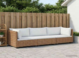3 pcs Rattan Lounge Set with Cushions GENDT Natural Rattan 3429858
