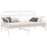 Daybed Frame White 107 x 203 cm Powder-Coated Steel 42002648