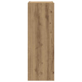 4 Piece TV Cabinet Set Wall-mounted Artisan Oak Engineered Wood 3329218
