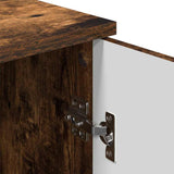 Bathroom Cabinet Wall-mounted Smoked Oak 30 x 31.5 x 61 cm 883349