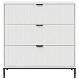 Sideboard with Drawer White 79.5 x 33 x 82 cm Engineered Wood 883434