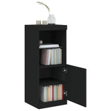 Sideboard Black Engineered wood, Glass Medium Sideboard 836687