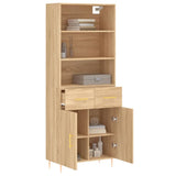 Highboard Sonoma Oak 69.5x34x180 cm Engineered Wood 3200508