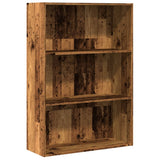 Bookcase Old Wood 80x30x114 cm Engineered Wood 857938