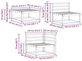 Outdoor Sofa Set 8 pcs Natural Solid Acacia Wood 3366132
