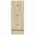 Storage Bed Frame with Drawer Sonoma Oak 236.5 x 80 x 31.5 cm 3335599