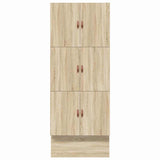Storage Bed Frame with Drawer Sonoma Oak 75 cm Engineered Wood 3335679