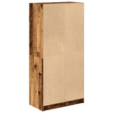 Highboard with Doors Old Wood 68x37x142 cm Engineered Wood 3318722