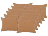 Cushion Cover 12 pcs HEERLEN Beige 40 x 40 cm Boucl 908496