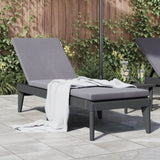 Sun Lounger Anthracite Polypropylene 186x60x29 cm 364221