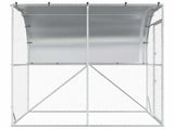 Chicken Coop Silver 200 x 150 x 215 cm Galvanised Steel 42042539