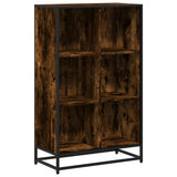 Book Cabinet Smoked Oak 65.5x33x107.5 cm Engineered Wood 849161