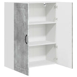 Wall Cabinet PORTO Concrete Grey 80 x 31 x 100 cm 885498