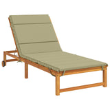 Sunlounger Cushion GEMERT 100% Polyester Light Green 948559
