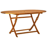 9 Piece Garden Dining Set Solid Wood Acacia and Textilene 3279271