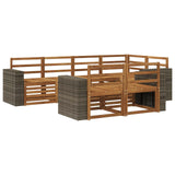Sectional Sofa Set 7 pcs Natural 3384485