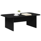 Coffee Table Black 93 x 53 x 33 cm Engineered Wood 891141