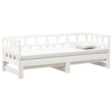 Pull-out Day Bed without Mattress White 2x cm 820223
