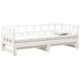 Pull-out Day Bed without Mattress White 2x cm 820228