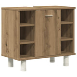 ZNTS 3 Piece Bathroom Furniture Set Artisan Oak Engineered Wood 3328570