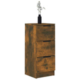 Sideboard Smoked Oak 30x30x70 cm Engineered Wood 817012