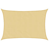 Sun Shade Sail Sand 4.5x3.5 m 100% Polyester Oxford 4000574