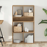Book Cabinet Artisan Oak 66x31x112 cm Engineered Wood 860309