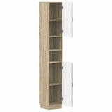 Bathroom Cabinet with Open Shelf HOORN Sonoma Oak 897257