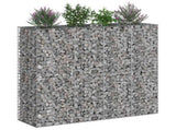 Gabion Raised Bed 2 pcs Silver 170 x 50 x 150 cm 3422234