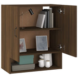 Wall Cabinet Brown Oak 60x31x70 cm Engineered Wood 817590