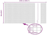 Welded Wire Fence Silver 42004919